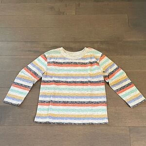 Little Me Multicolor Striped Long Sleeve Tee